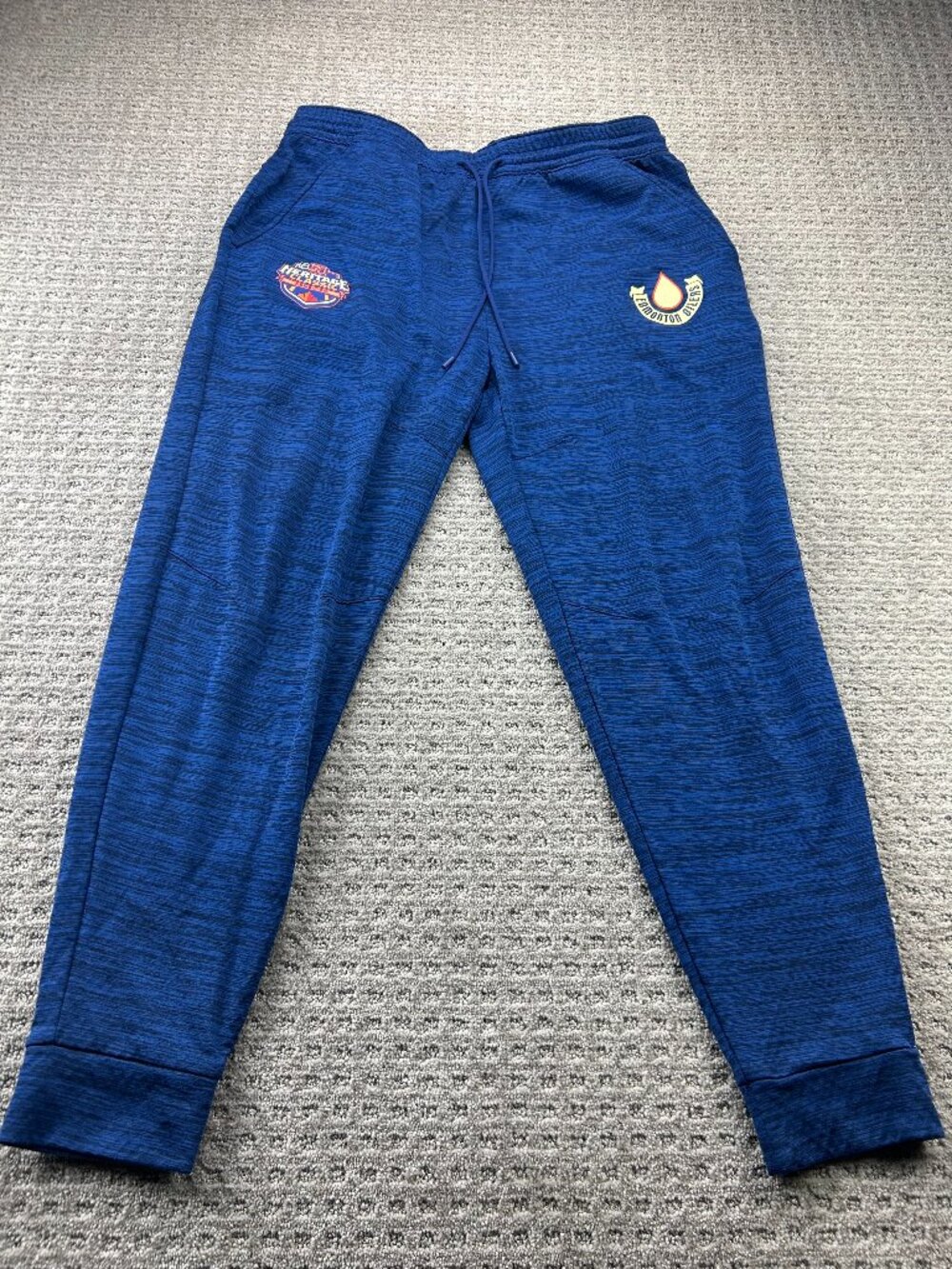 Fanatics Edmonton Oilers 2023 Heritage Classic Sweat Pants Men Large L Blue